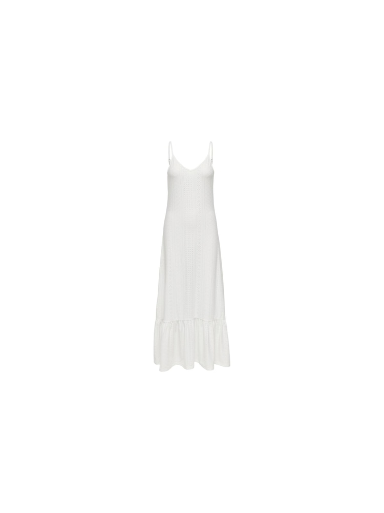 JDY Jersey Broderie Tiered Hem Cami Maxi Dress - Bild 6 von 6
