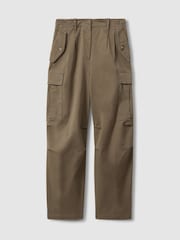 Reiss Indie Schmal zulaufende Combat-Hose aus Baumwollmix - Bild 2 von 5