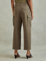 Reiss Indie Schmal zulaufende Combat-Hose aus Baumwollmix - Bild 4 von 5