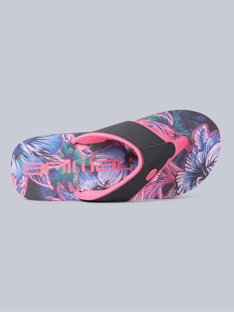 Animal Pink Kids Swish Flip Flops - Image 2 of 5