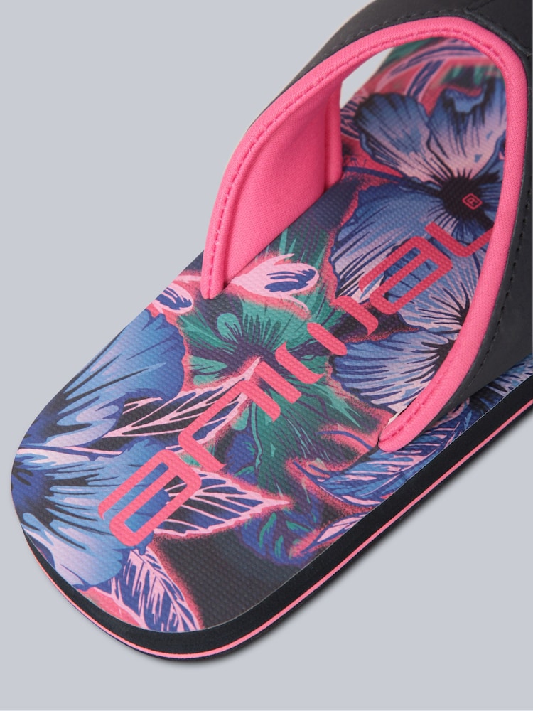 Animal Pink Kids Swish Flip Flops - Image 5 of 5