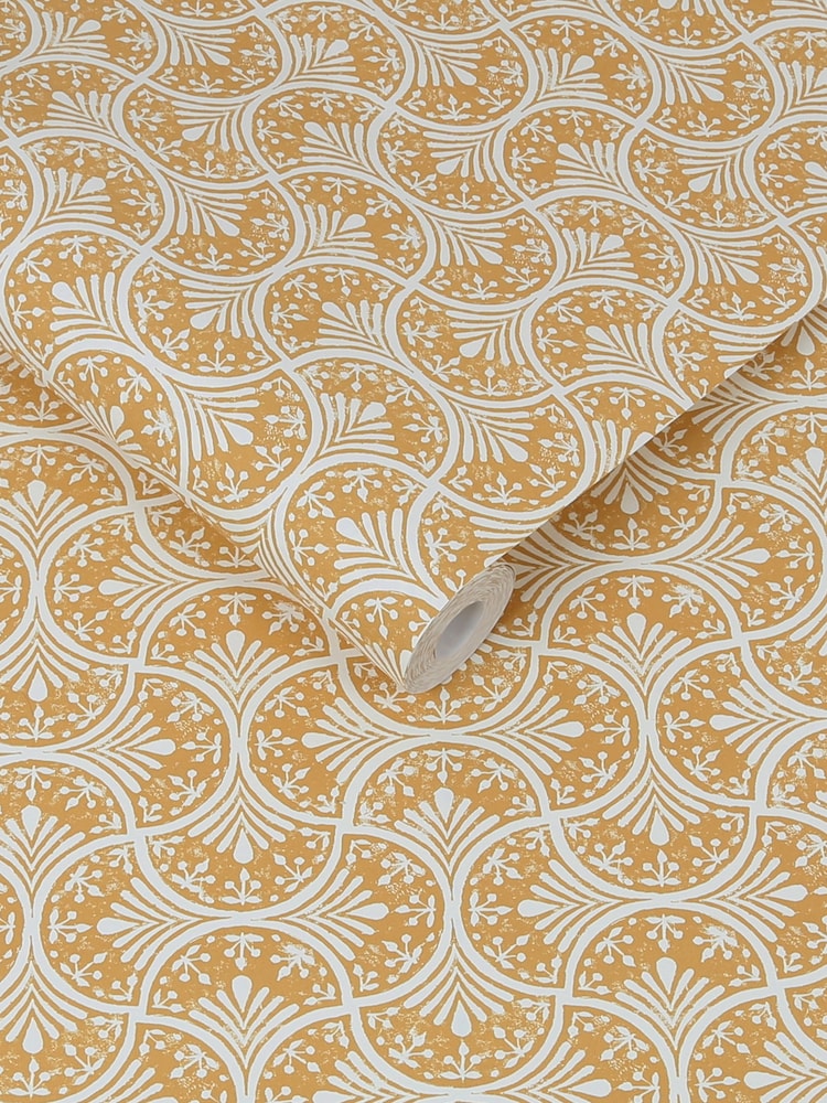 Graham & Brown Yellow Hopwood Cottage Wallpaper - Image 3 of 3