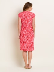 Brakeburn Red 100% Cotton Josie Shirt Dress - Image 2 of 4