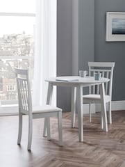 Julian Bowen Grey Coast Dropleaf Table - Image 1 of 5