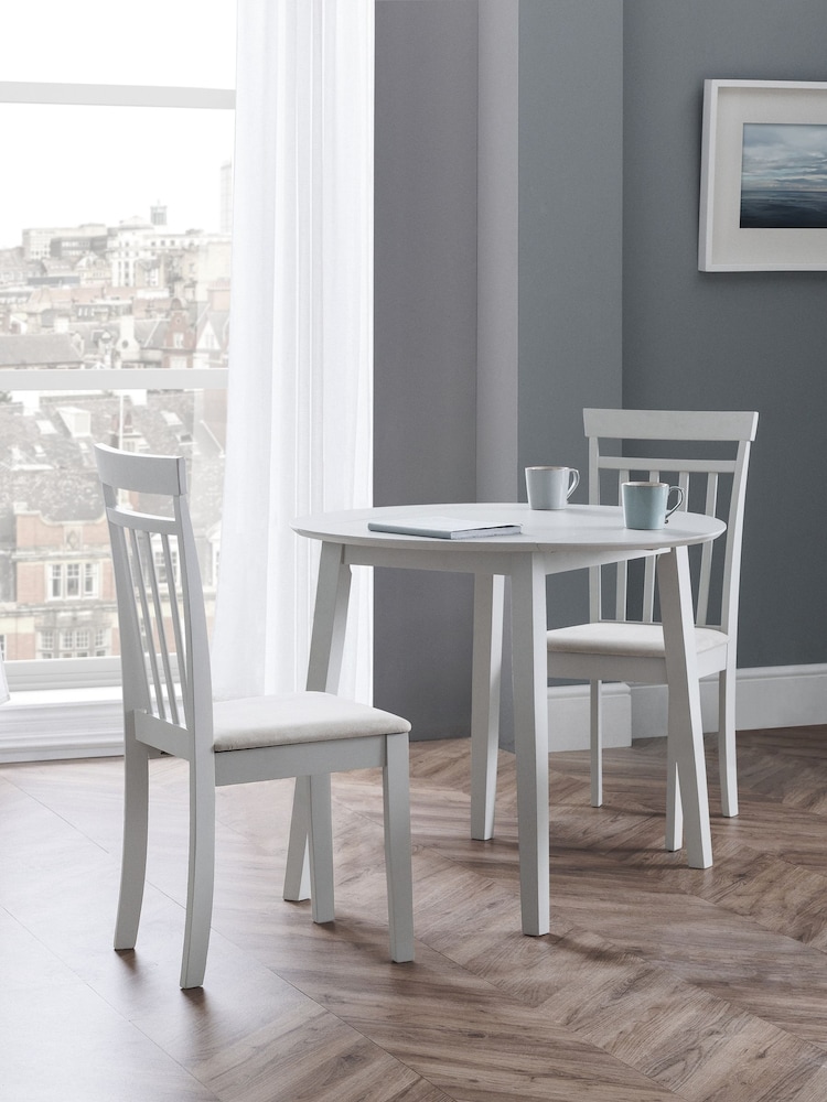 Julian Bowen Grey Coast Dropleaf Table - Image 1 of 5