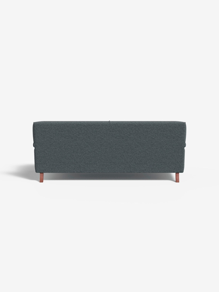 MADE.COM Basket Weave Teal Green Orson 3 Seater Sofa - Image 2 of 3