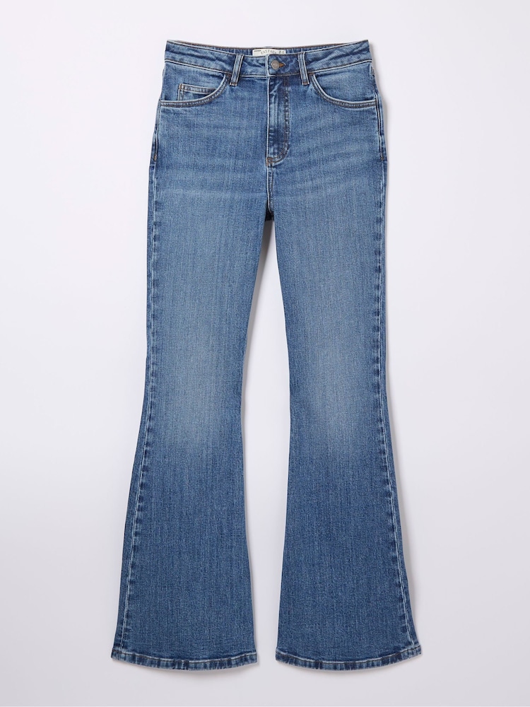 FatFace Farah Blue Flare Jeans - Image 5 of 5 FatFace Farah Blue Flare Jeans - Image 5 of 5