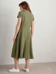 Seasalt Cornwall Green Carved Wood Dress - Image 2 of 5