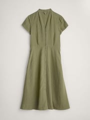 Seasalt Cornwall Green Carved Wood Dress - Image 4 of 5