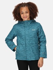 Regatta Blue Kids Bambee Waterproof Jacket - Image 1 of 8