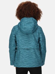Regatta Blue Kids Bambee Waterproof Jacket - Image 2 of 8