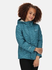 Regatta Blue Kids Bambee Waterproof Jacket - Image 4 of 8