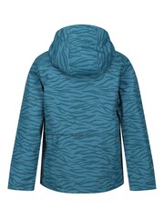 Regatta Blue Kids Bambee Waterproof Jacket - Image 6 of 8