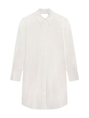 Mint Velvet White Super Longline Shirt - Image 3 of 4