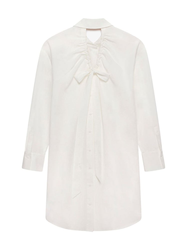 Mint Velvet White Super Longline Shirt - Image 4 of 4