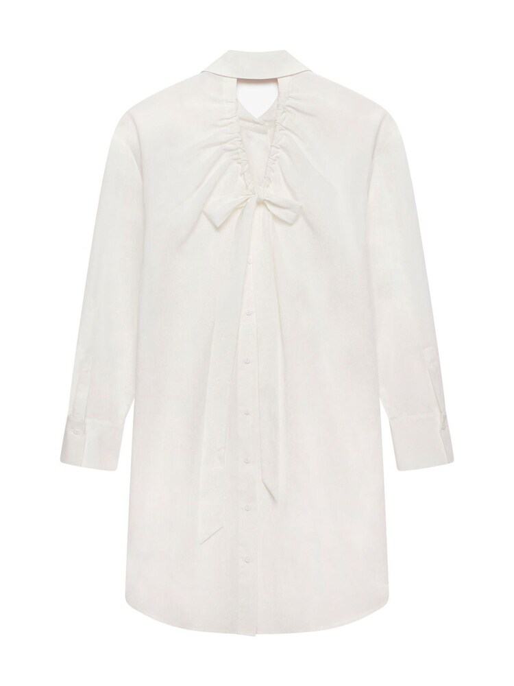Mint Velvet White Super Longline Shirt - Image 4 of 4 Mint Velvet White Super Longline Shirt - Image 4 of 4