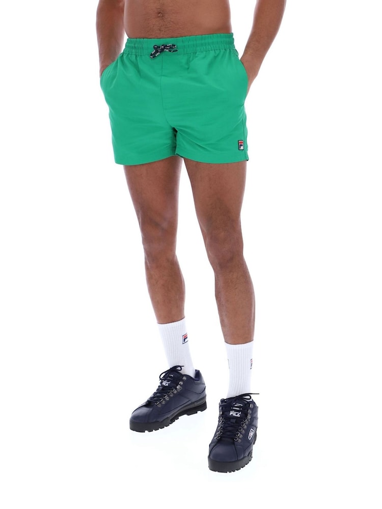 Fila Green Artoni Swim Shorts - Image 1 of 4 Fila Green Artoni Swim Shorts - Image 1 of 4