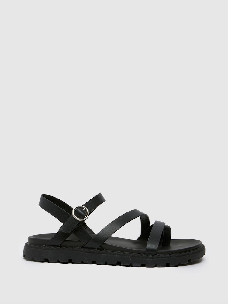 Schuh Youth Trula Strippy Sandals - Image 1 of 4