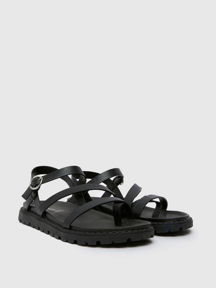 Schuh Youth Trula Strippy Sandals - Image 2 of 4