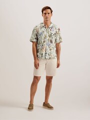 Ted Baker Cream Moselle Floral Shirt - Image 3 of 6