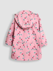 JoJo Maman Bébé Pink Berry 2 Piece Waterproof Trouser And Jacket Set - Image 6 of 10
