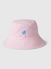 Gap Blue Rainbow Kids Cotton Reversible Bucket Hat - Image 2 of 2