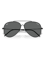 Ray-Ban Reverse Rbr0101S Pilot Black Sunglasses - Image 9 of 9