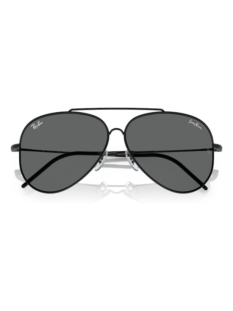Ray-Ban Reverse Rbr0101S Pilot Black Sunglasses - Image 9 of 9