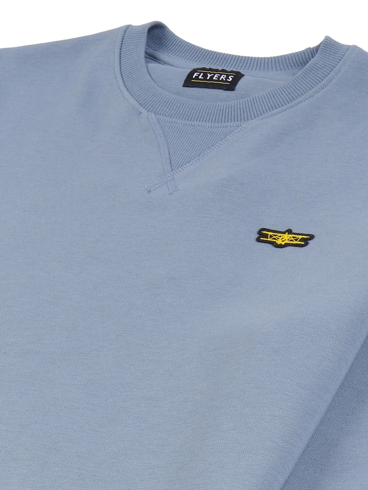 Flyers Classic Fit Mens Crew Neck Sweatshirt - Image 9 of 9