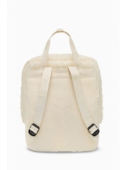 Converse Cream Small Sherpa Square Backpack - Image 4 of 10