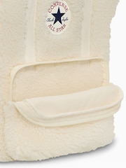 Converse Cream Small Sherpa Square Backpack - Image 5 of 10