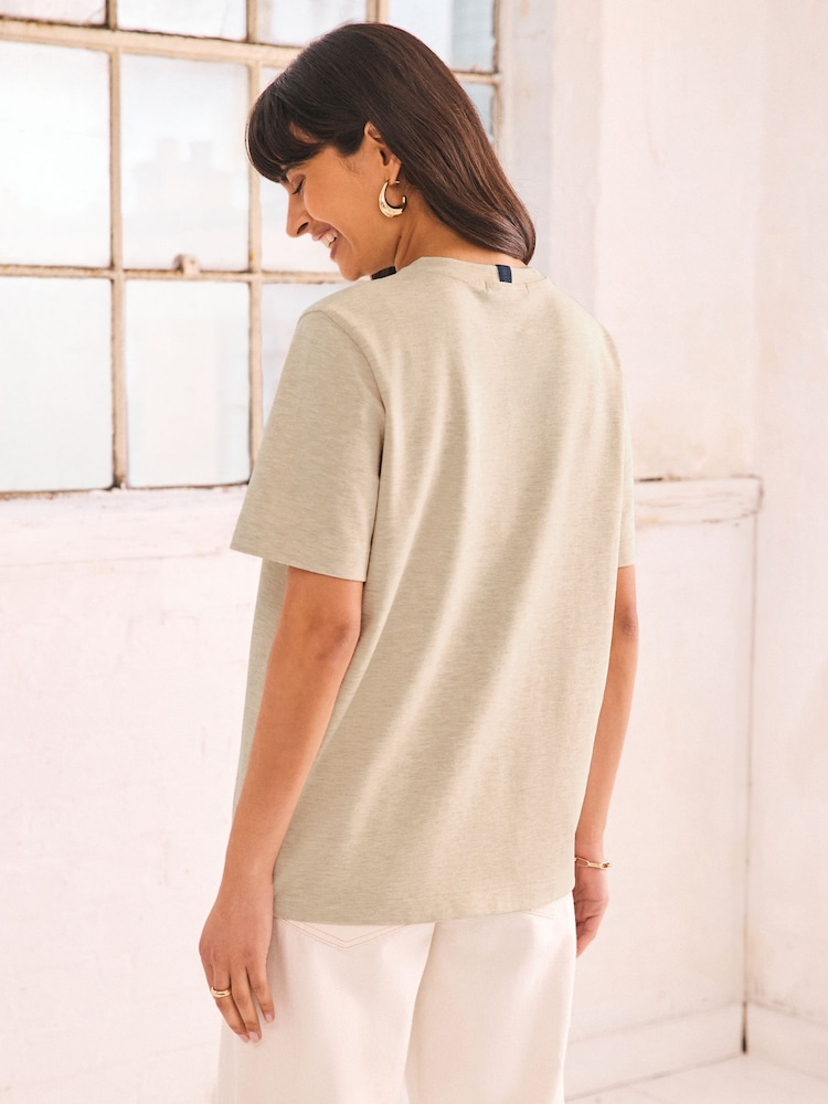 Oatmeal Short Sleeve Heavyweight T-Shirts 2 Pack - Image 3 of 7