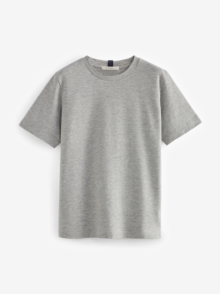 Oatmeal Short Sleeve Heavyweight T-Shirts 2 Pack - Image 6 of 7