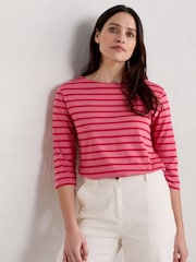 Seasalt Cornwall Pink Sailor T-Shirts - Image 1 of 5