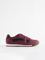 Berry Red Forever Comfort® Retro Lace-Up Trainers - Image 6 of 9