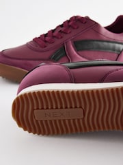 Berry Red Forever Comfort® Retro Lace-Up Trainers - Image 8 of 9