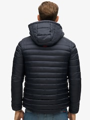 Superdry Blue Hooded Fuji Padded Jacket - Image 6 of 7