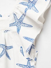 Mango Cream Star Print Dress - Image 3 of 3