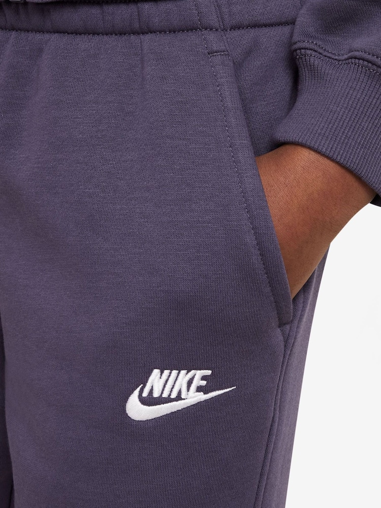 Фиолетовый изюм - Флисовый спортивный костюм Nike Club  - Image 3 of 3