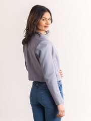 Lakeland Leather Purple Lowestone Leather Jacket - Image 4 of 9
