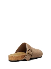 Dune London Brown Closed Toe Gracella Clogs - Image 5 of 6