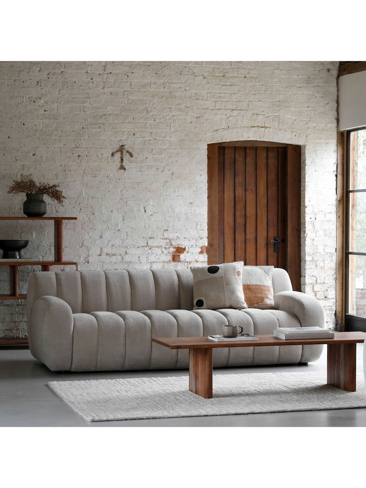 Gallery Home Cream Warwick 3 Seater Sofa - Image 2 of 7 Gallery Home Cream Warwick 3 Seater Sofa - Image 2 of 7