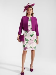 Hobbs White Fiona Dress - Image 3 of 4