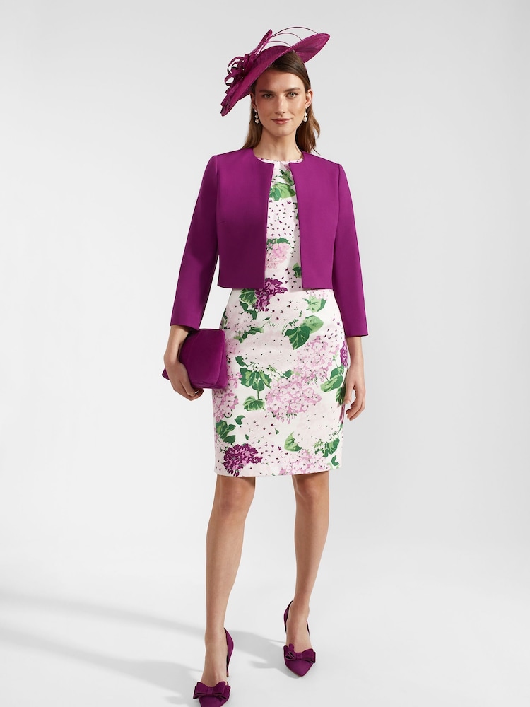 Hobbs White Fiona Dress - Image 3 of 4