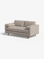 MADE.COM Textured Weave Natural Scott 2 Seater Sofa - Image 1 of 3