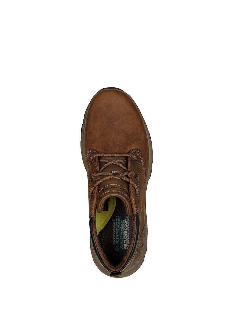 Buy Skechers Brown Mens Knowlson Boots from Next USA display picture 3