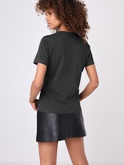 Charcoal Grey Halloween Spooky Cocktail 100% Cotton T-Shirt - Image 3 of 6