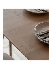 Gallery Home Natural Temara Oak Style 6 Seater Dining Table - Image 4 of 6