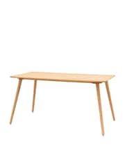 Gallery Home Natural Temara Oak Style 6 Seater Dining Table - Image 6 of 6