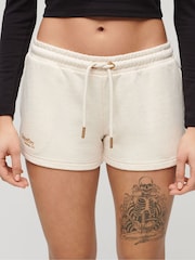 Superdry Nude Essential Logo Shorts - Image 1 of 7